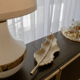 Geneva Gold Large Feather Leaf Tray