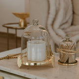 Hilton Metal Gold Dome Candle Holder