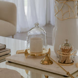 Hilton Metal Gold Dome Candle Holder