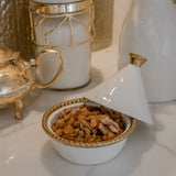 Romi White and Gold Small Tagine